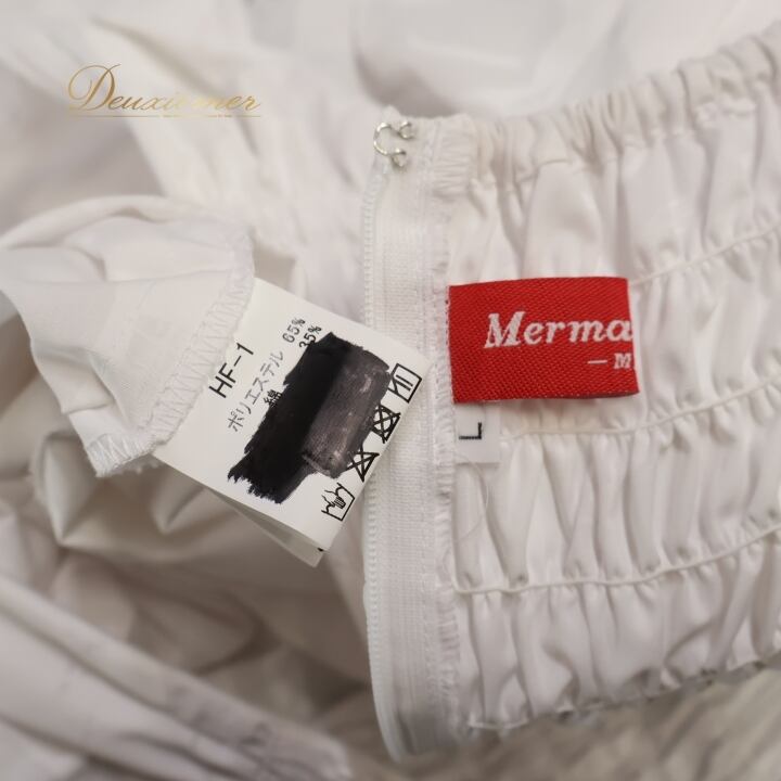 フラダンス 衣装 ワンピース ドレス ホワイト系 マーメイドライン フラ