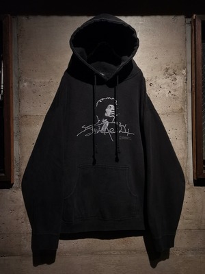 【Caka】"Jimi Hendrix" 00's Print Design Vintage Loose Pullover Hoodie