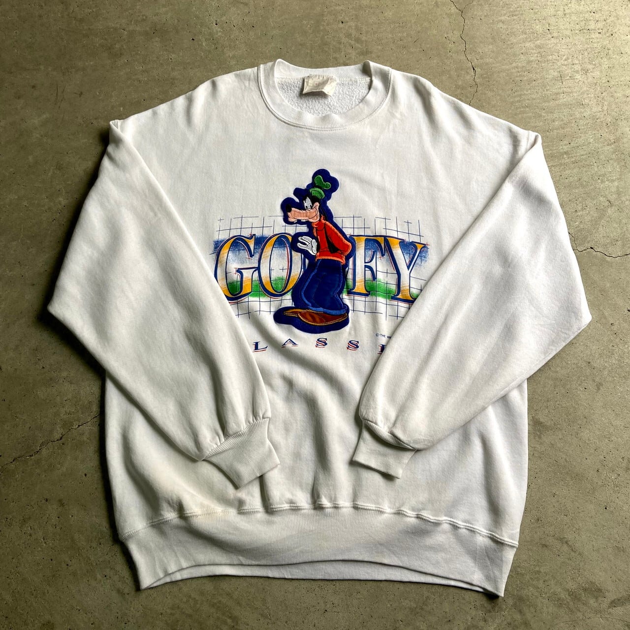 90s メキシコ製 ◯ディズニー グーフィー スウェットトレーナー 2XL