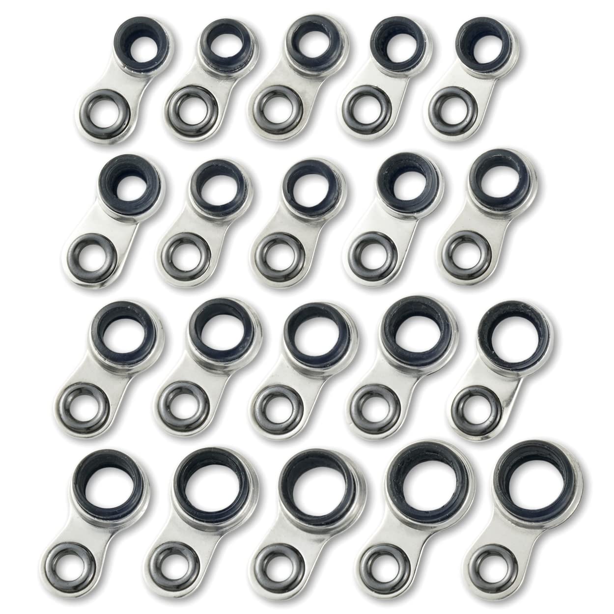【特価処分】ロッドガイド 釣り竿 ステンレス 3.1mm~6.0mm 20点セット 修理 交換