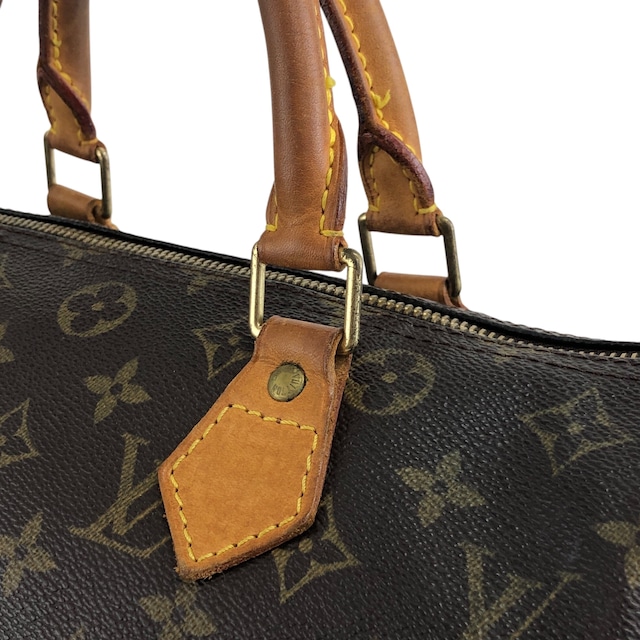 LOUIS VUITTON ルイヴィトン モノグラム ハンドバッグ ブラウン PVC/レザー ミニボストン スピーディ30 M41526 vintage ヴィンテージ オールド cdk84f