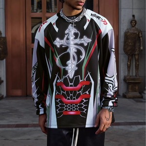 【DRIP5748】STKD Biker Design Jet Print Tee