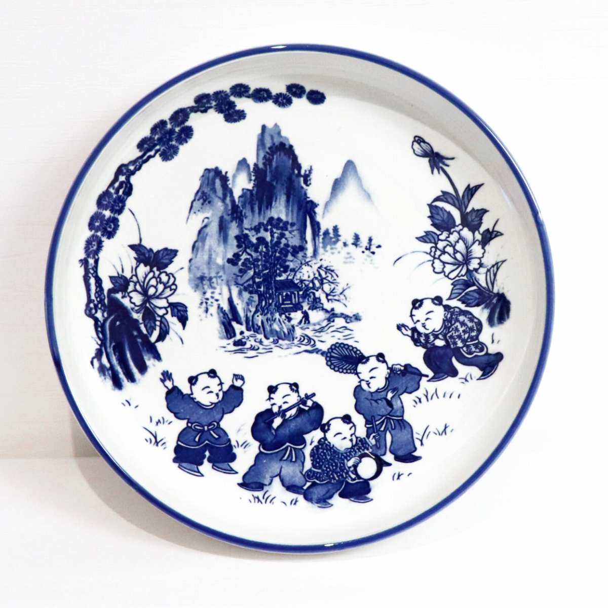 丸大皿・鉢・深皿・絵皿・No.200421-023・梱包サイズ80 | リサイクル