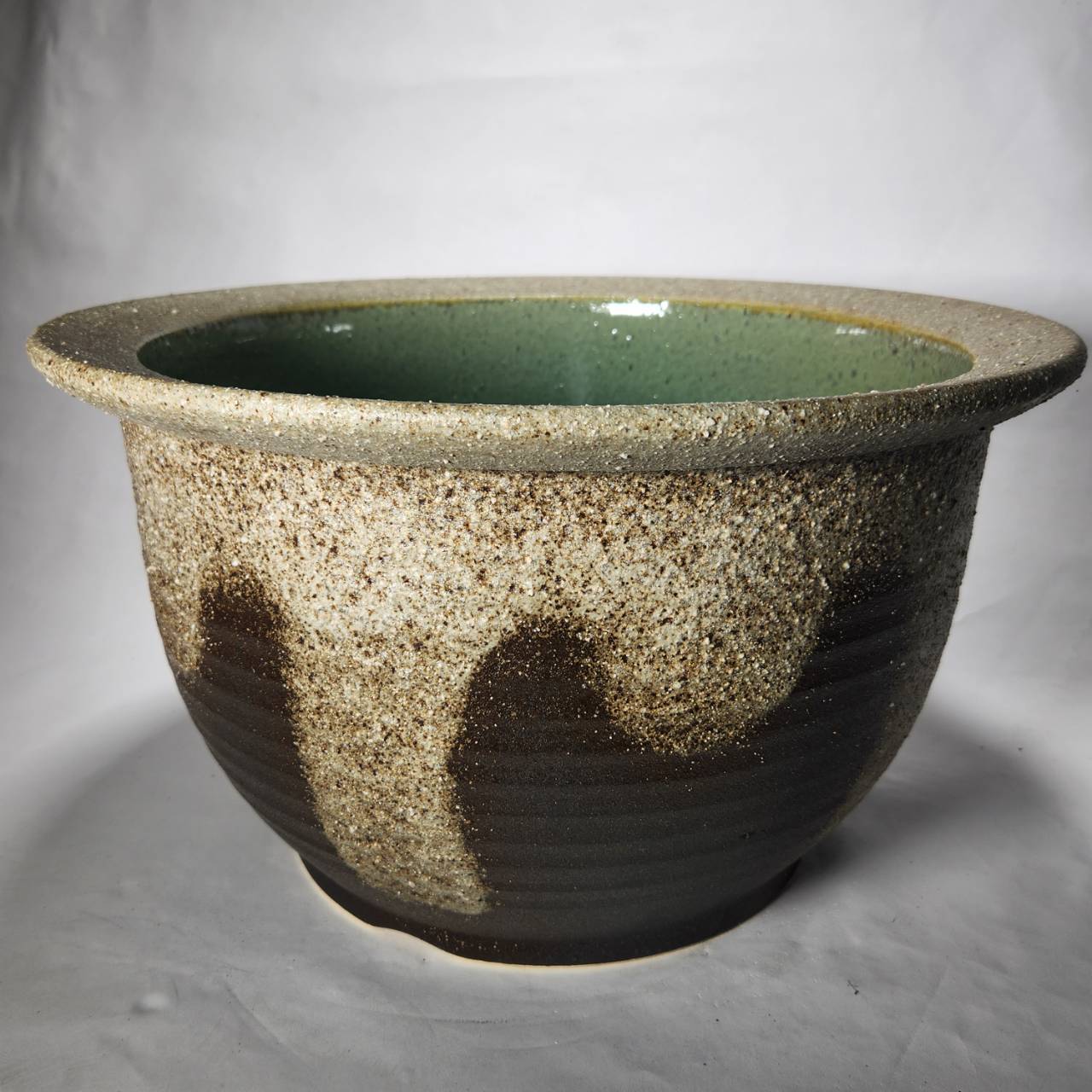 SNT1314 備前焼 裂紋 耳付火鉢 作家物 茶室の整理品 古道具 睡蓮鉢 水鉢 大型 金魚 特大 13号 火鉢 鉢カバー – 輸入家具のインテリア北欧