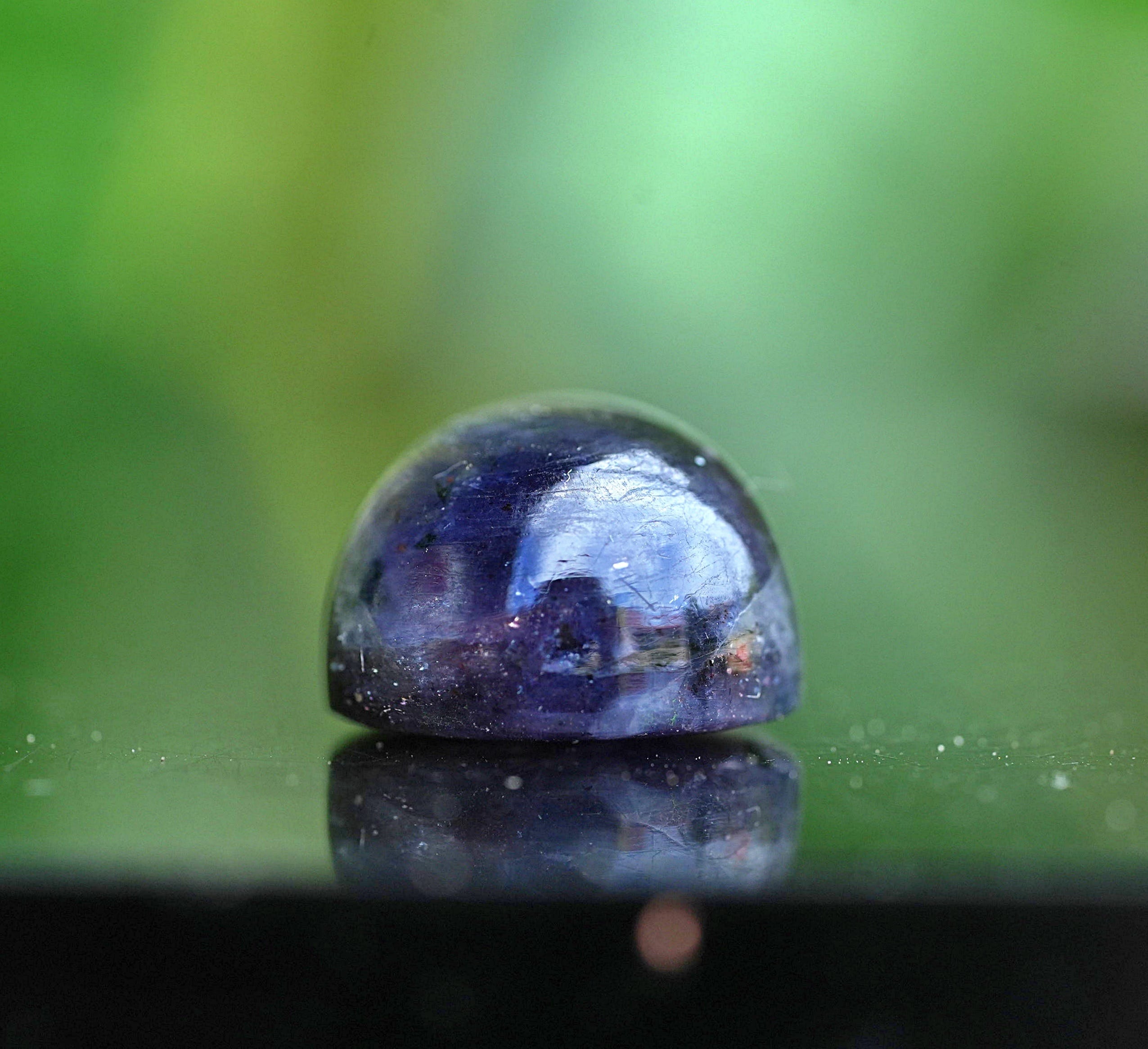 ぷっくり夕陽と夜☆アイオライトサンストーン s1517 | Funky