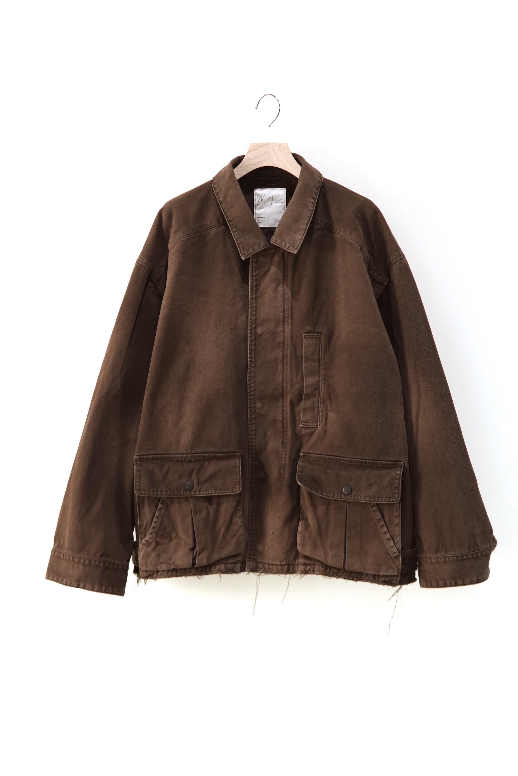 ANCELLM / HIGHCOUNT DRILL AGING JACKET / ANC-JK80 | POETRY