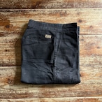 Circa 1980's DEADSTOCK Dickies Black Cotton Work Pants/32