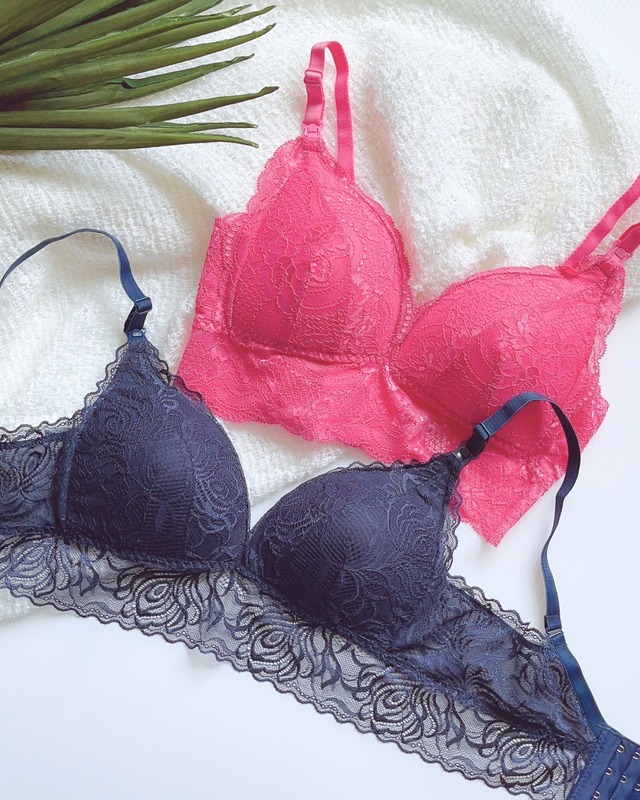 ふんわり軽い♥天使が包み込む授乳ブラ 2枚set