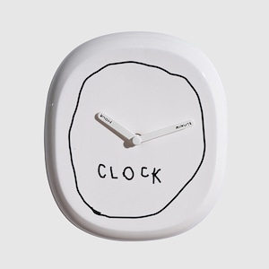 【即発】drawing clock (wall) / ドローイング クロック ウォール オブジェ 壁掛け時計 韓国雑貨