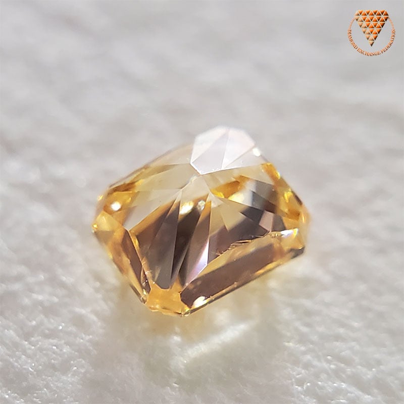 売約済 0.252 ct F.L.Y. Orange CGL 天然 オレンジ