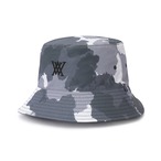 (UNI) GRAPHIC REVERSIBLE BUCKET HAT [サイズ: F(AGDUUCP43BKF)] [カラー: BLACK]