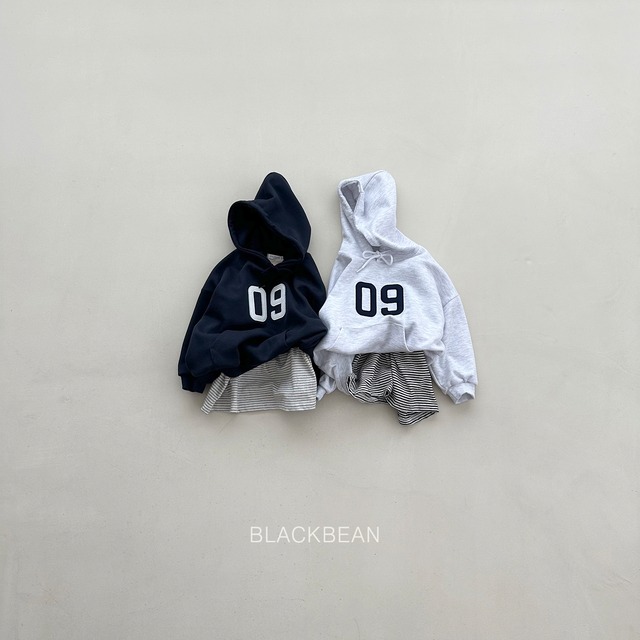 number hoodie【blackbean】※予約商品