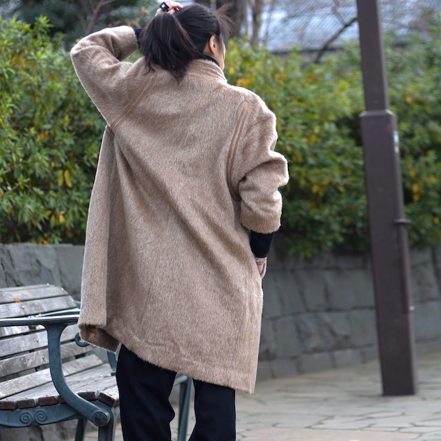 【MADE IN FRANCE】WEINBERG ラマウールシングルコート "MANTEAU SANS COL"