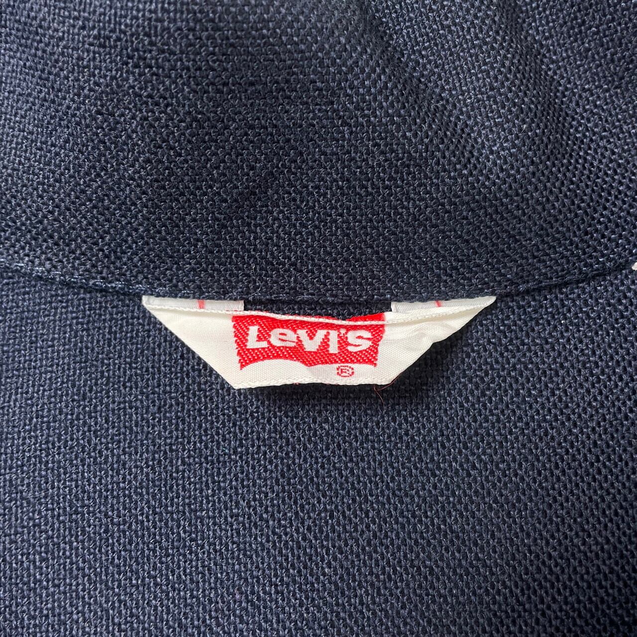 70s miss Levi's ウェスタンシャツ BIG E デッドストック 70年代 Levi's リーバイス ウエスタンシャツ BIG E 黒金タブ メンズXL
