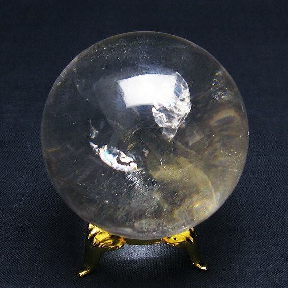 水晶 丸玉 52mm 水晶玉 一点物 141-6084