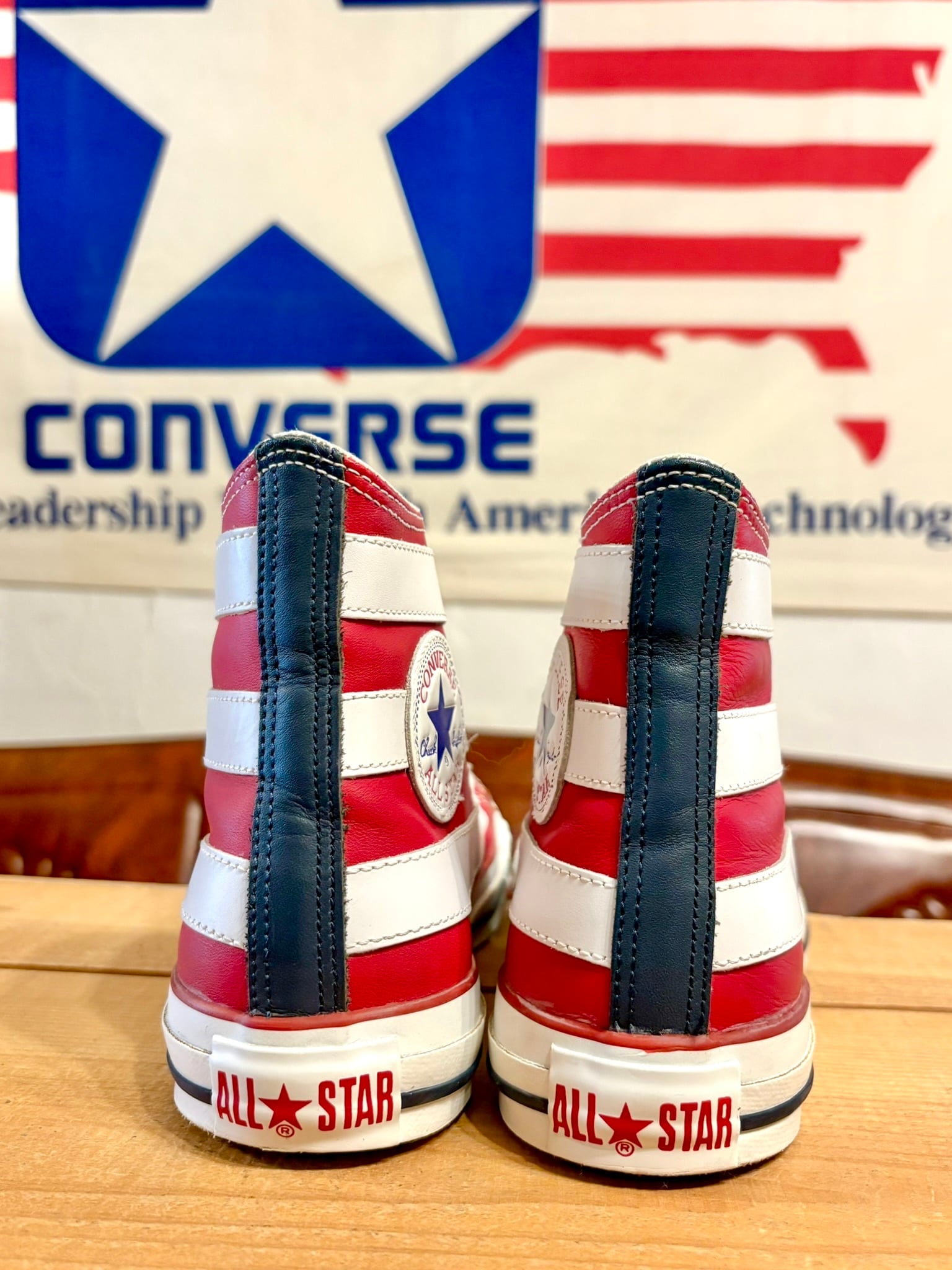 converse（コンバース）ALL STAR LEATHER STARS&BARS TRICO(レザー