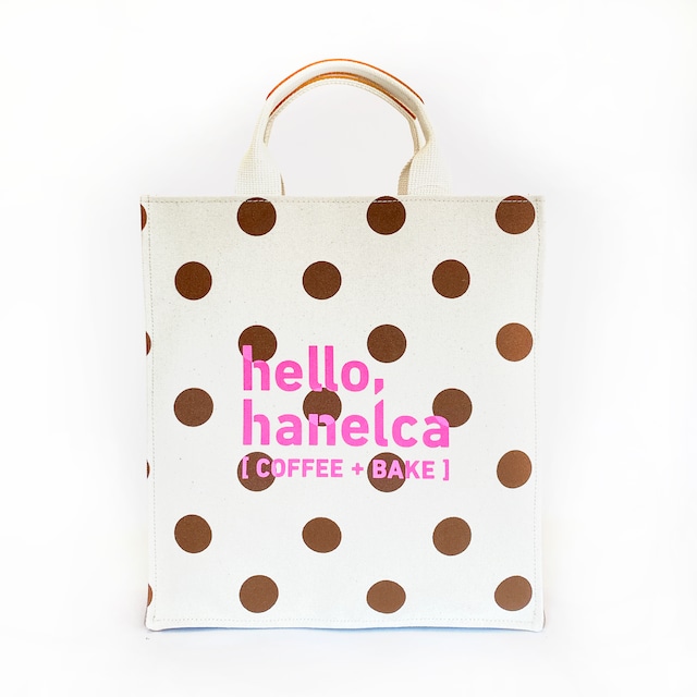 baker's tote /acorn x polka dot  ベイカーズ・トート　団栗色 x 水玉