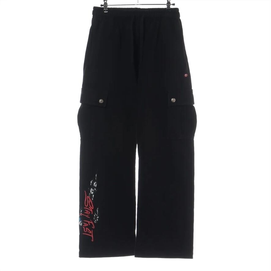 Rare◇Chrome Hearts Matty Boy PPO STAY FAST SWTCRGPANTS Sweat Cargo Pants