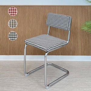 key chair 3colors / ケイ チェア クッション ダイニング チェスカチェア 千鳥格子 椅子 韓国 北欧 インテリア 雑貨