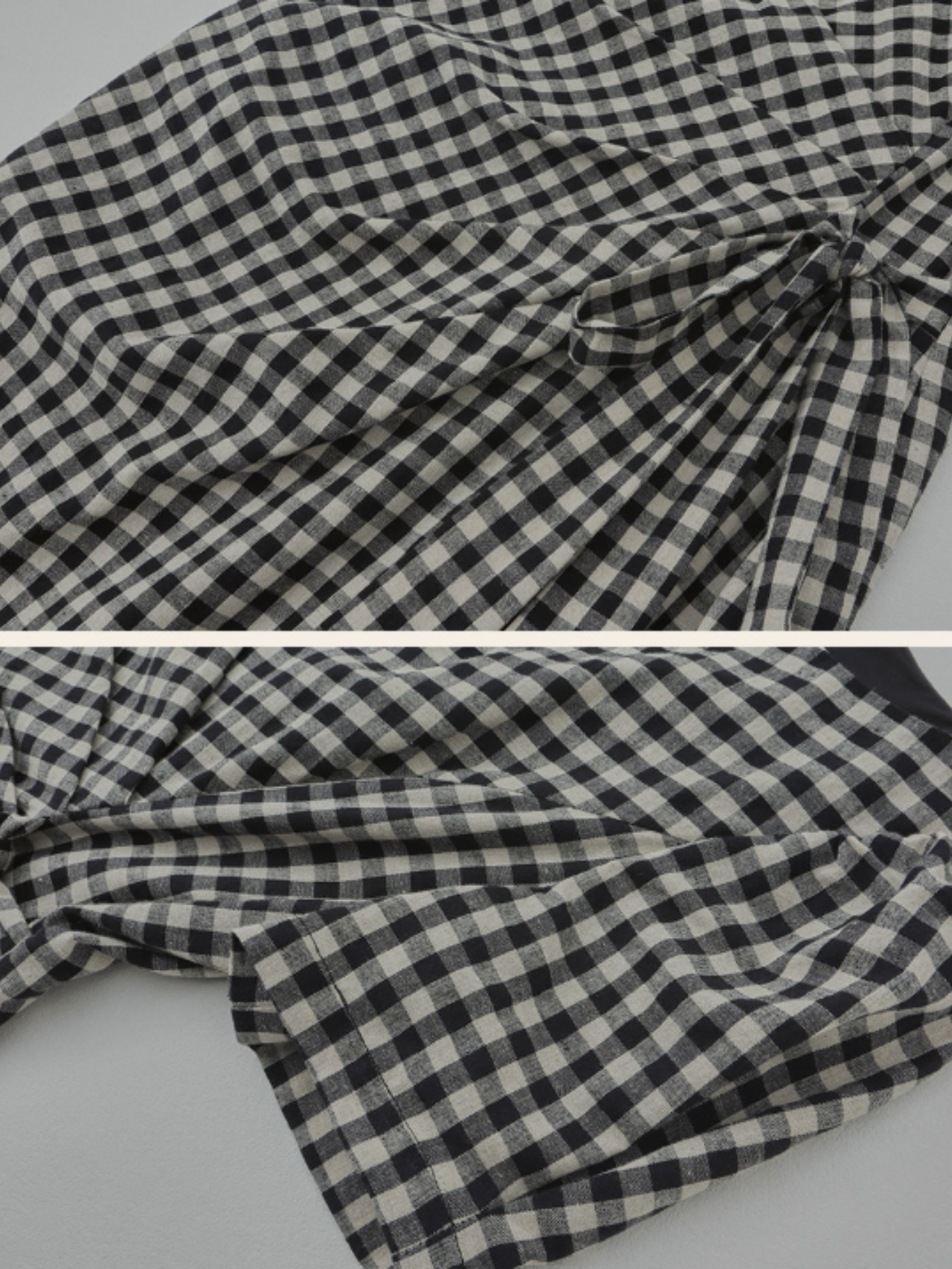 Campagne Gingham Wrap Dress F0690