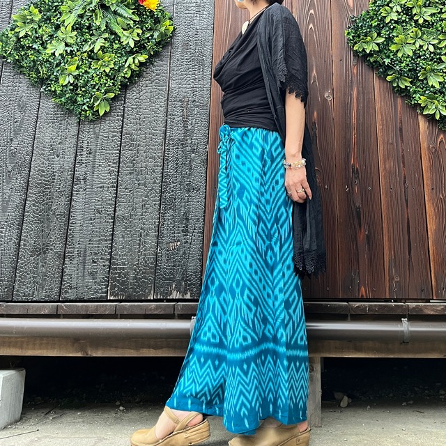 アジアンラップパンツ