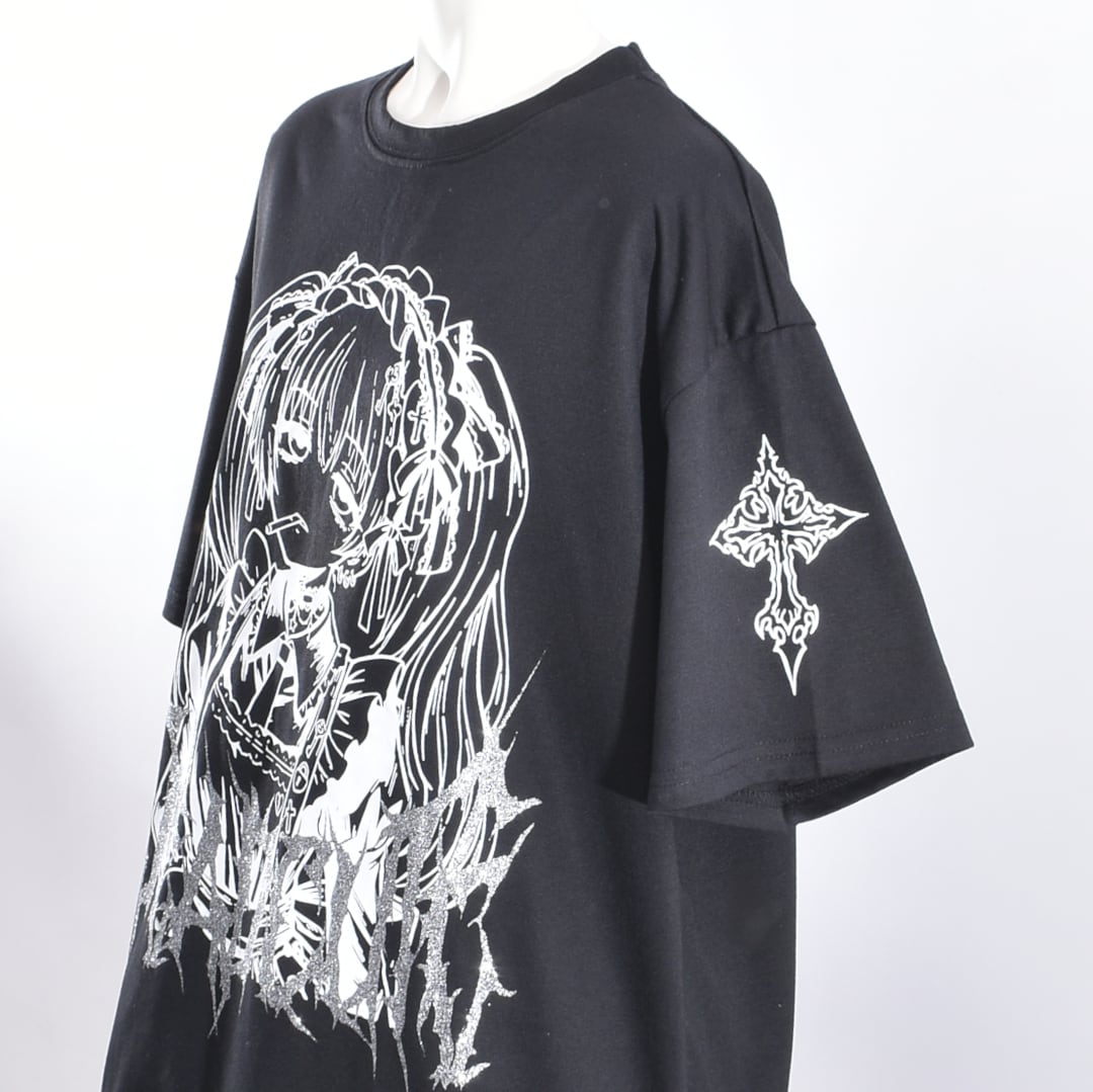 7/30 完売→再入荷！】新作☆SmokingメイドガールTシャツ