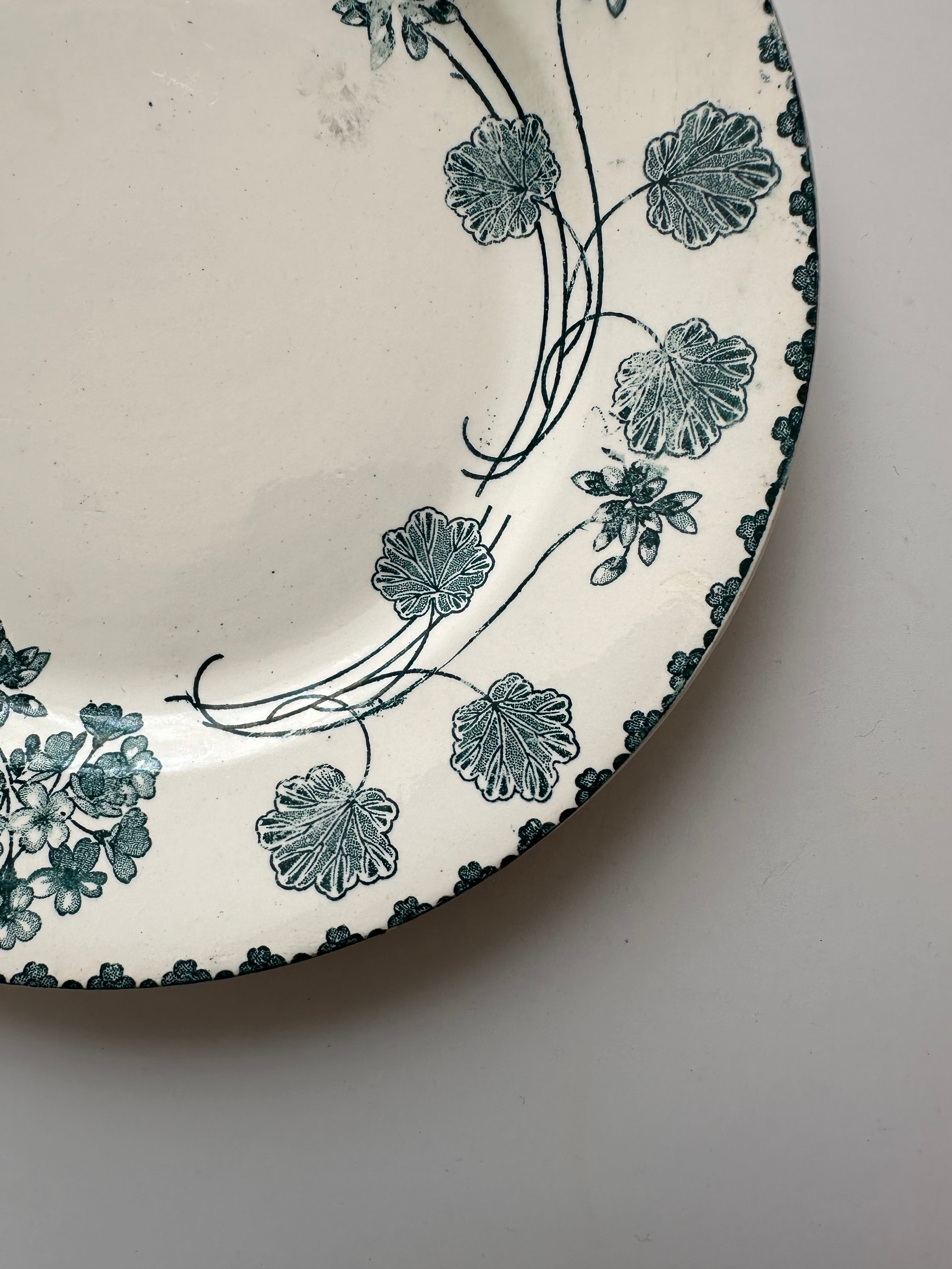 sarreguemines サルグミンヌ ゼラニウム フランス アンティーク