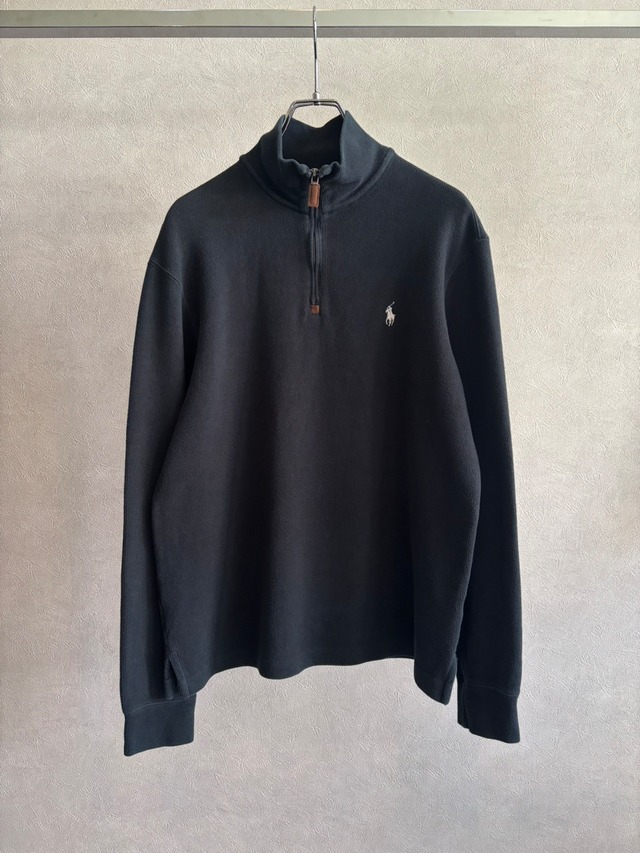 2000s Polo Ralph Lauren ハーフジップコットンニット