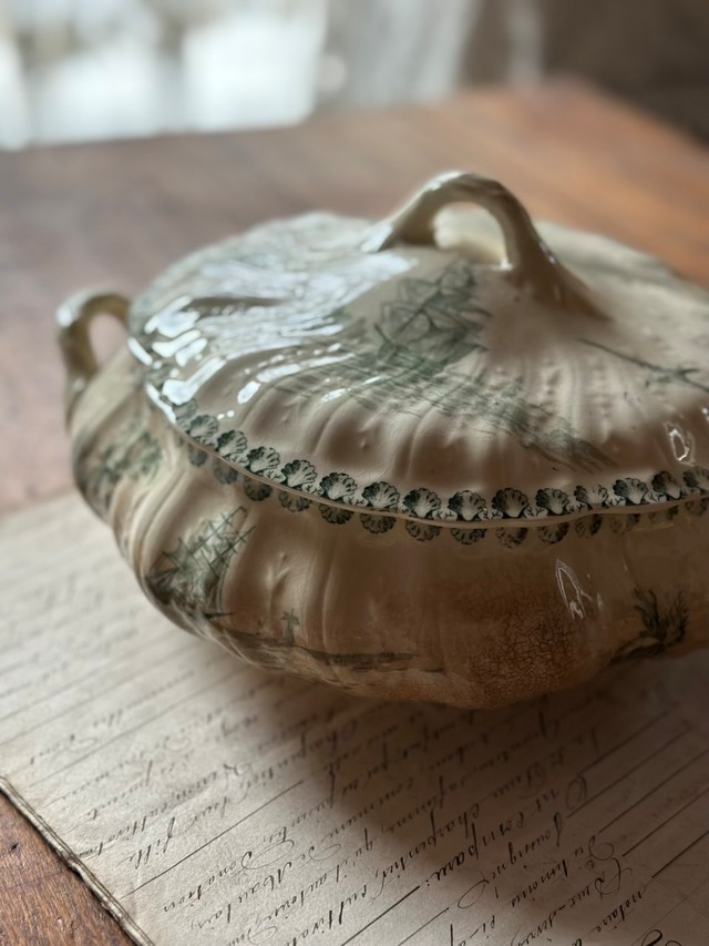 19世紀末 ジアン窯 Légumier レギュミエ