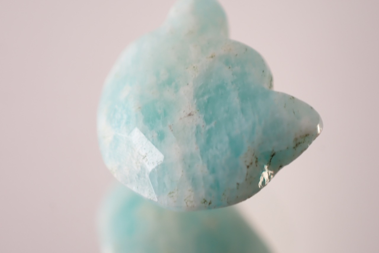 アマゾナイト(猫カット)　1.40ct　[D11‐332]