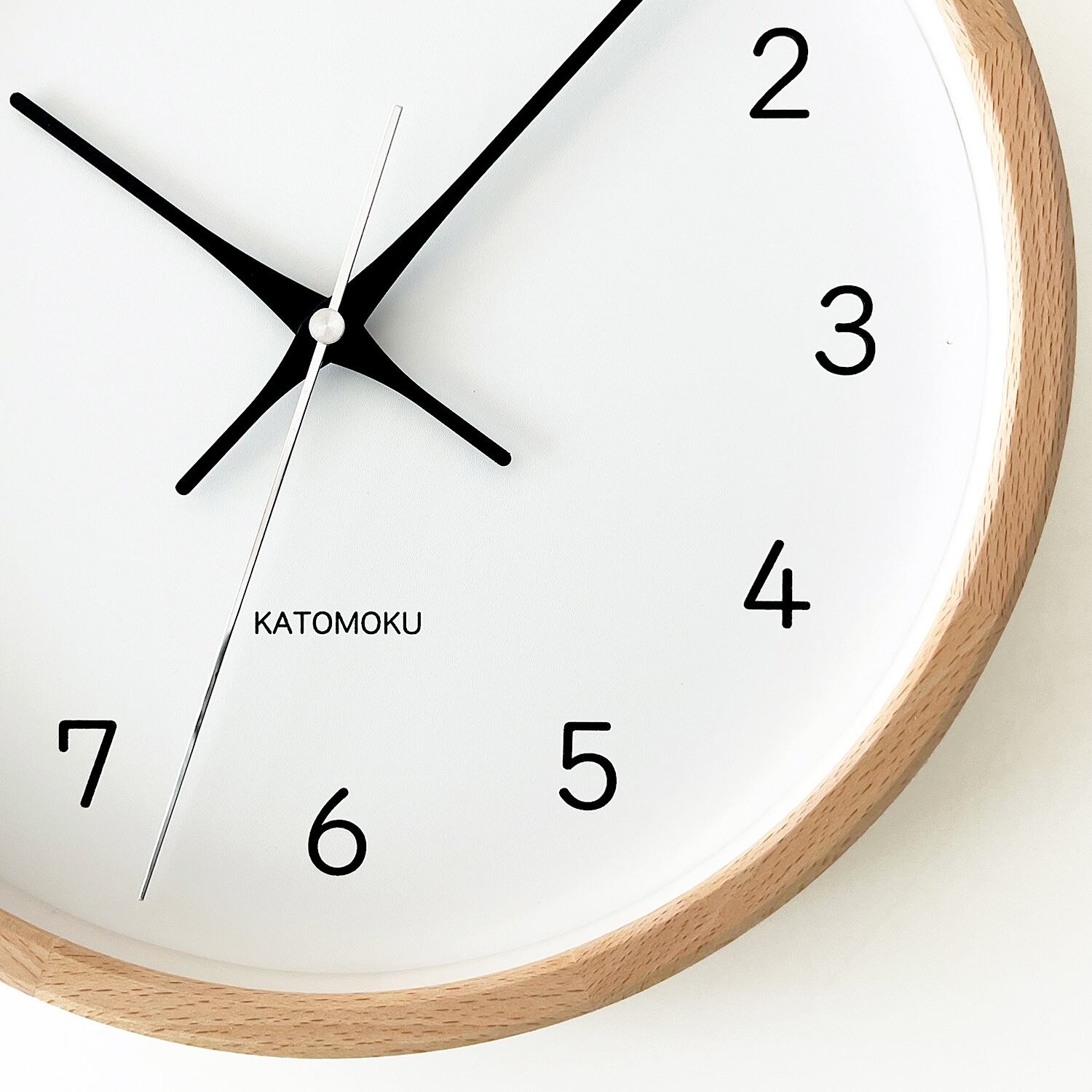 KATOMOKU muku clock 13 ナチュラル km-104NA 掛け時計 | 加藤木工株式