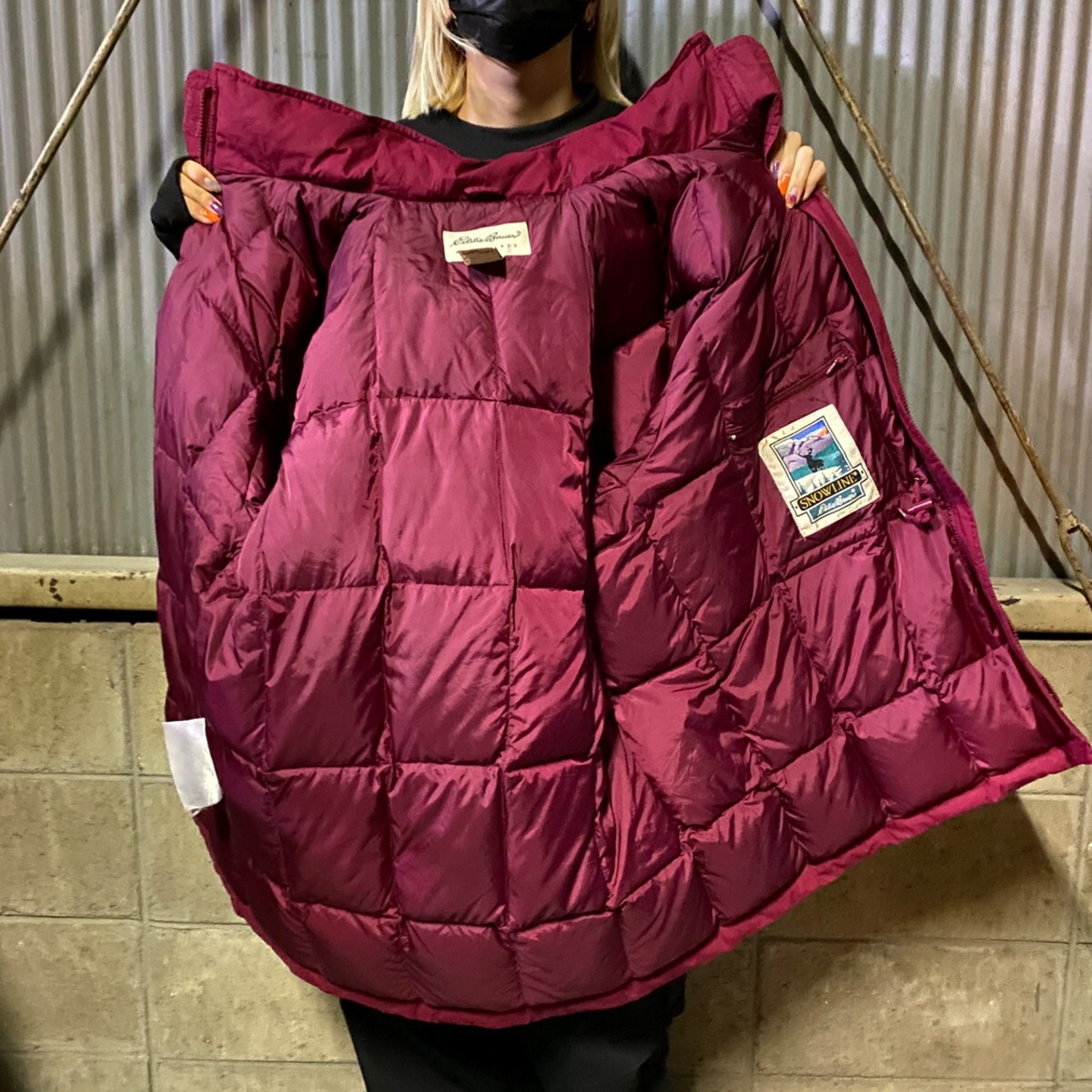 Eddie Bauer エディーバウアー SNOWLINE グースダウンジャケット 