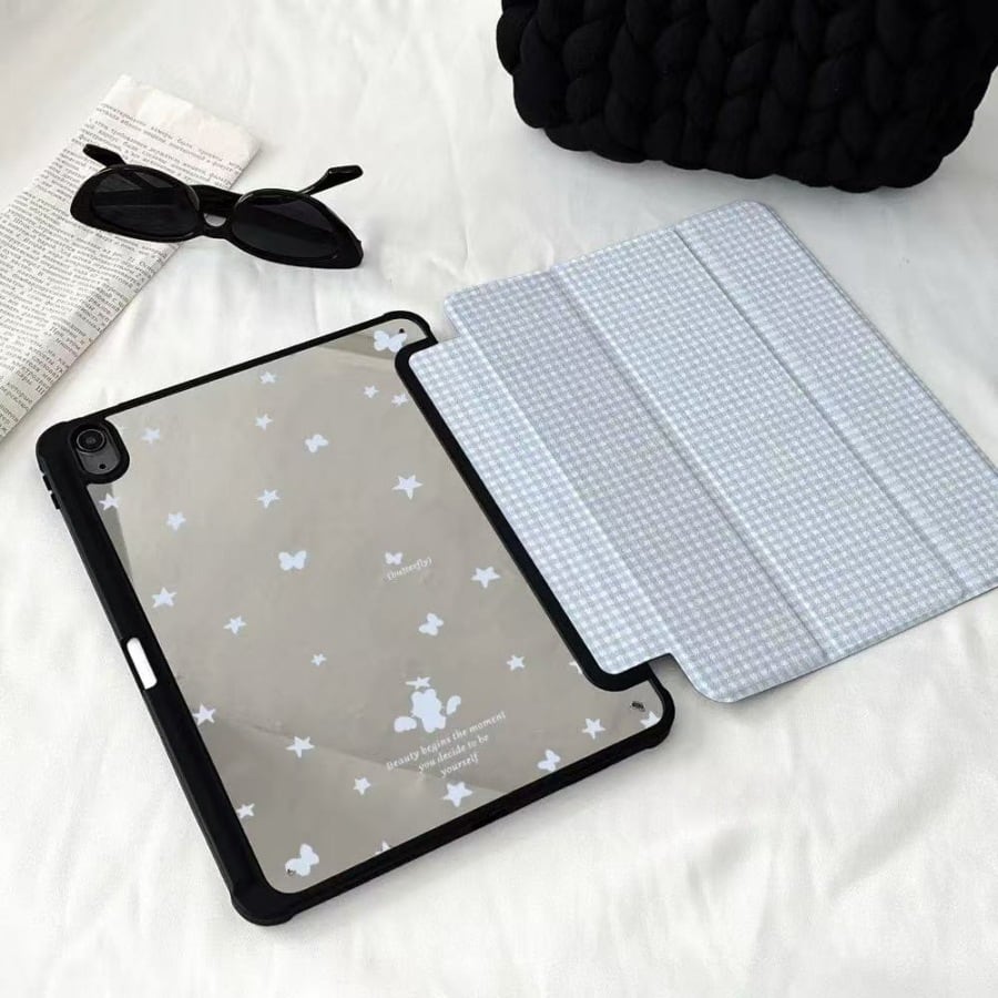 iPadカバー】人気の星柄◎シンプルかわいい iPadケース 耐衝撃