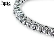 3mm 18cm luxury tennis bracelet silver