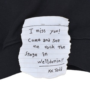 【WE11DONE】BLACK MENS SNAP-DETAIL JERSEY HOODED ZIP