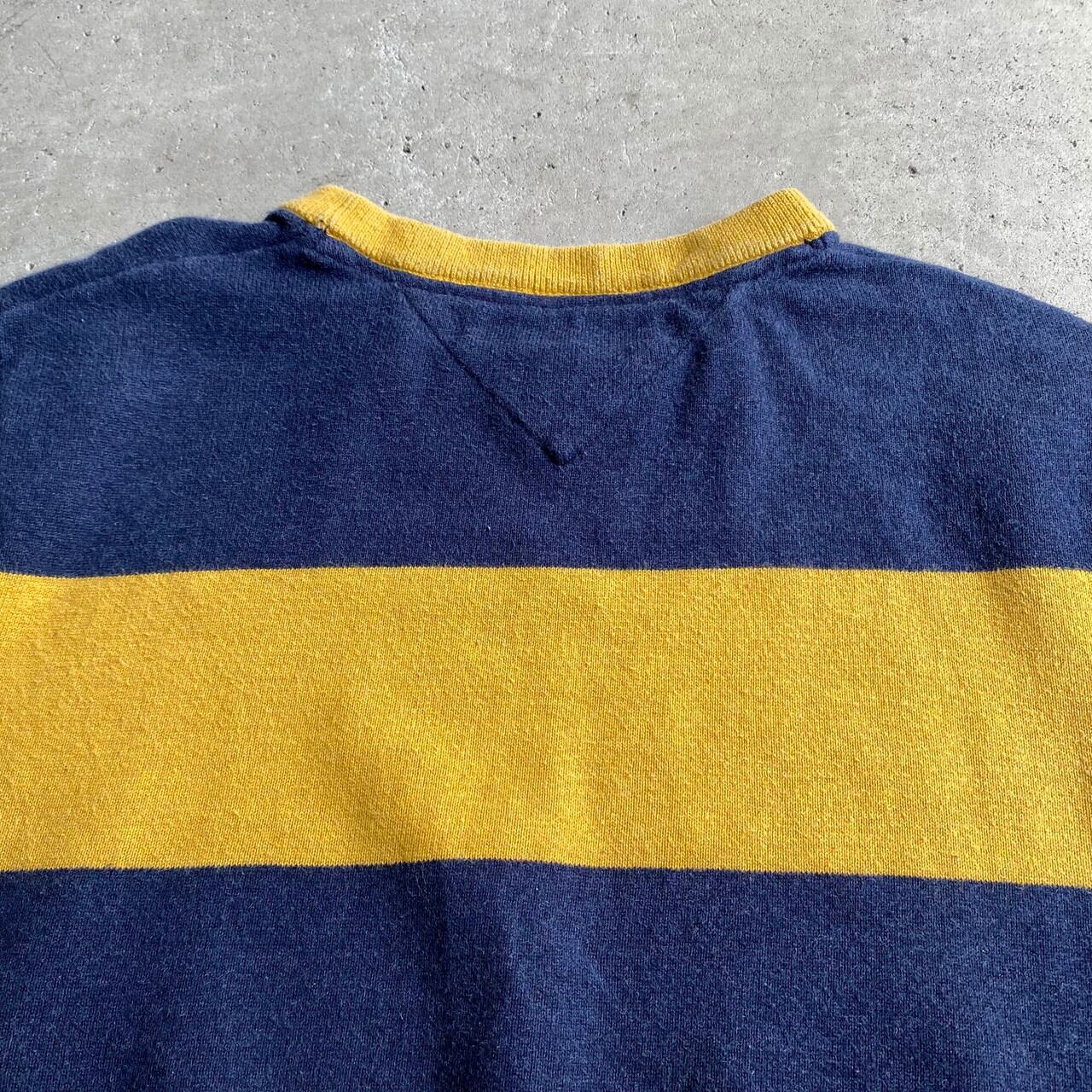 TOMMY HILFIGER トミーヒルフィガー クルーネック ボーダー コットン