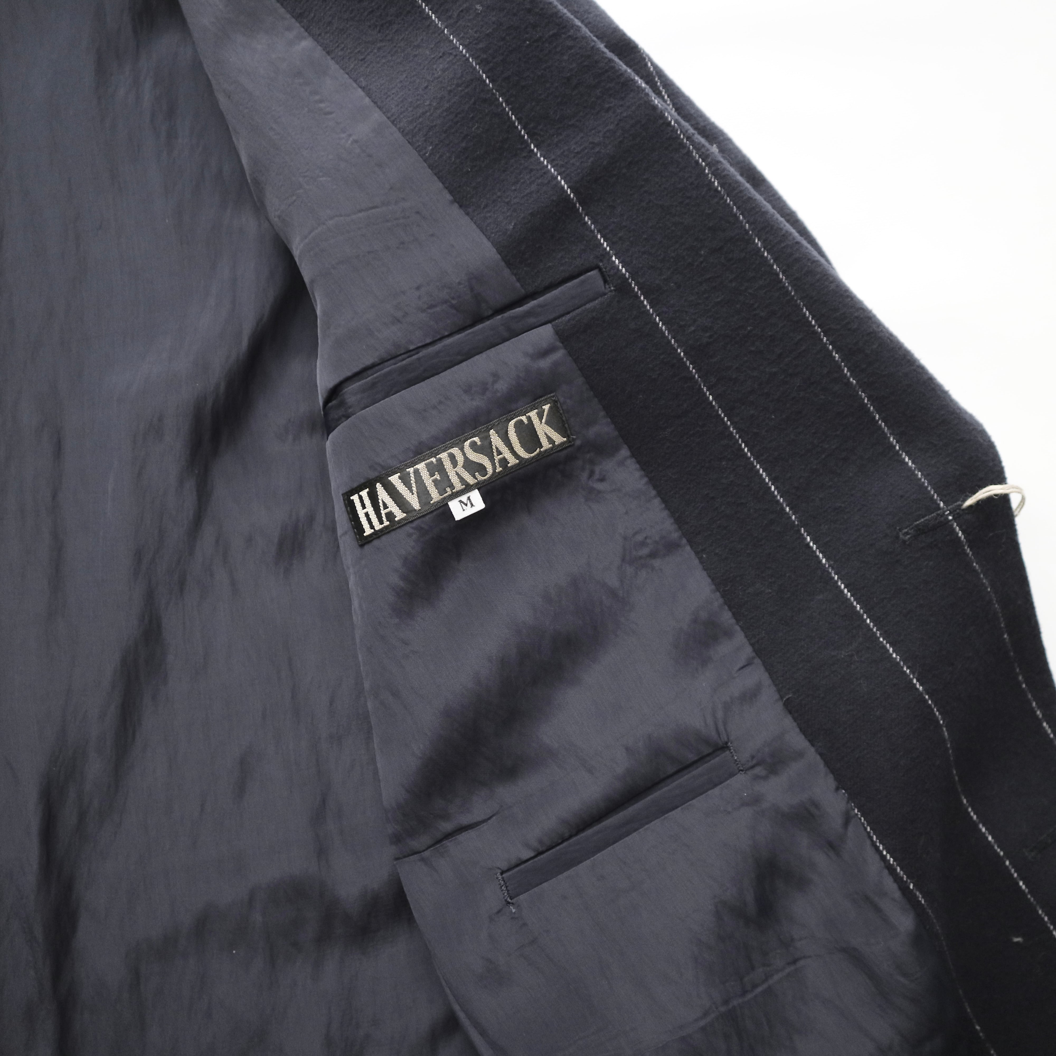 HAVERSACK ハバーサック】COTTON LINEN PIN STRIPE 2B JACKET