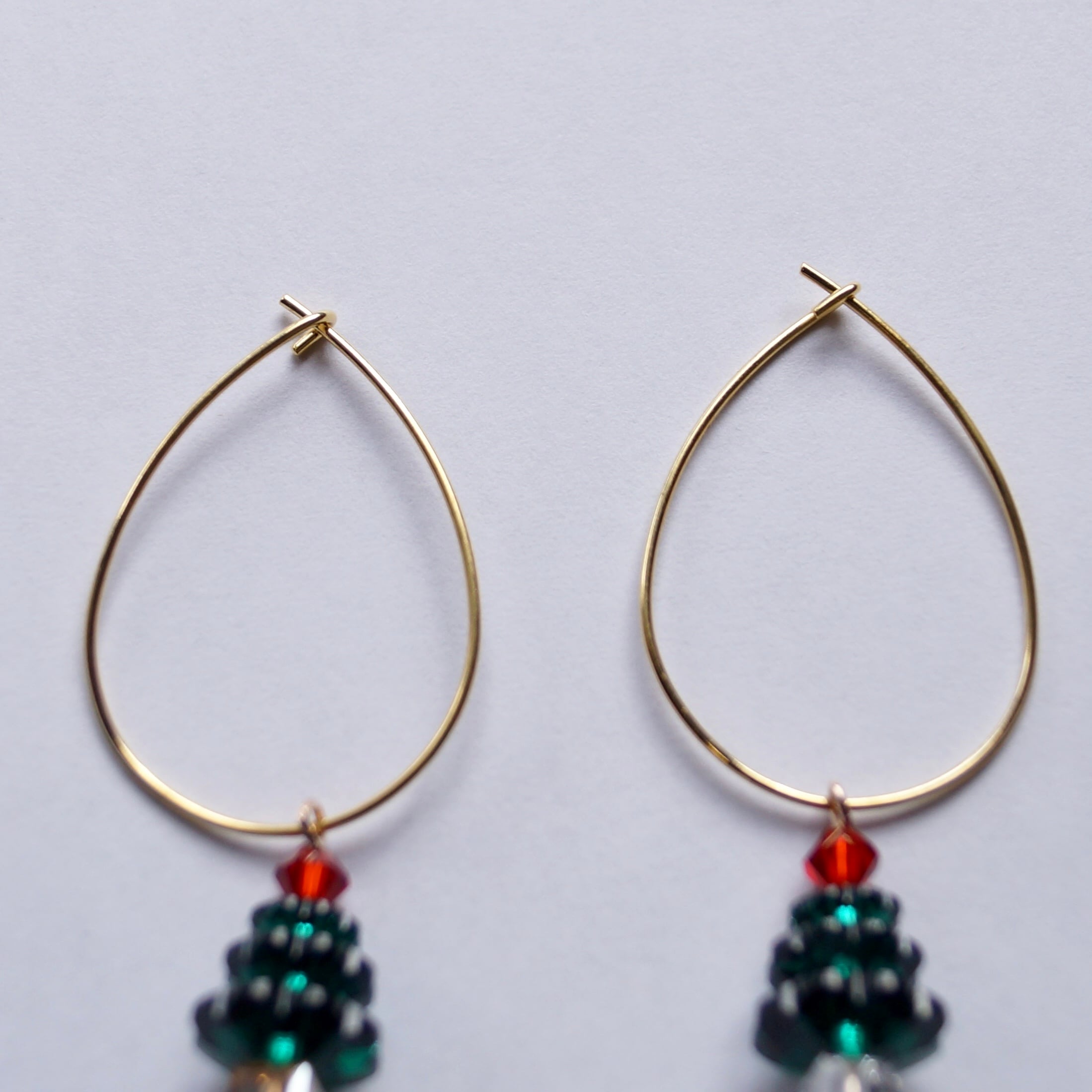 Green Xmas・tree ピアス | LZENA