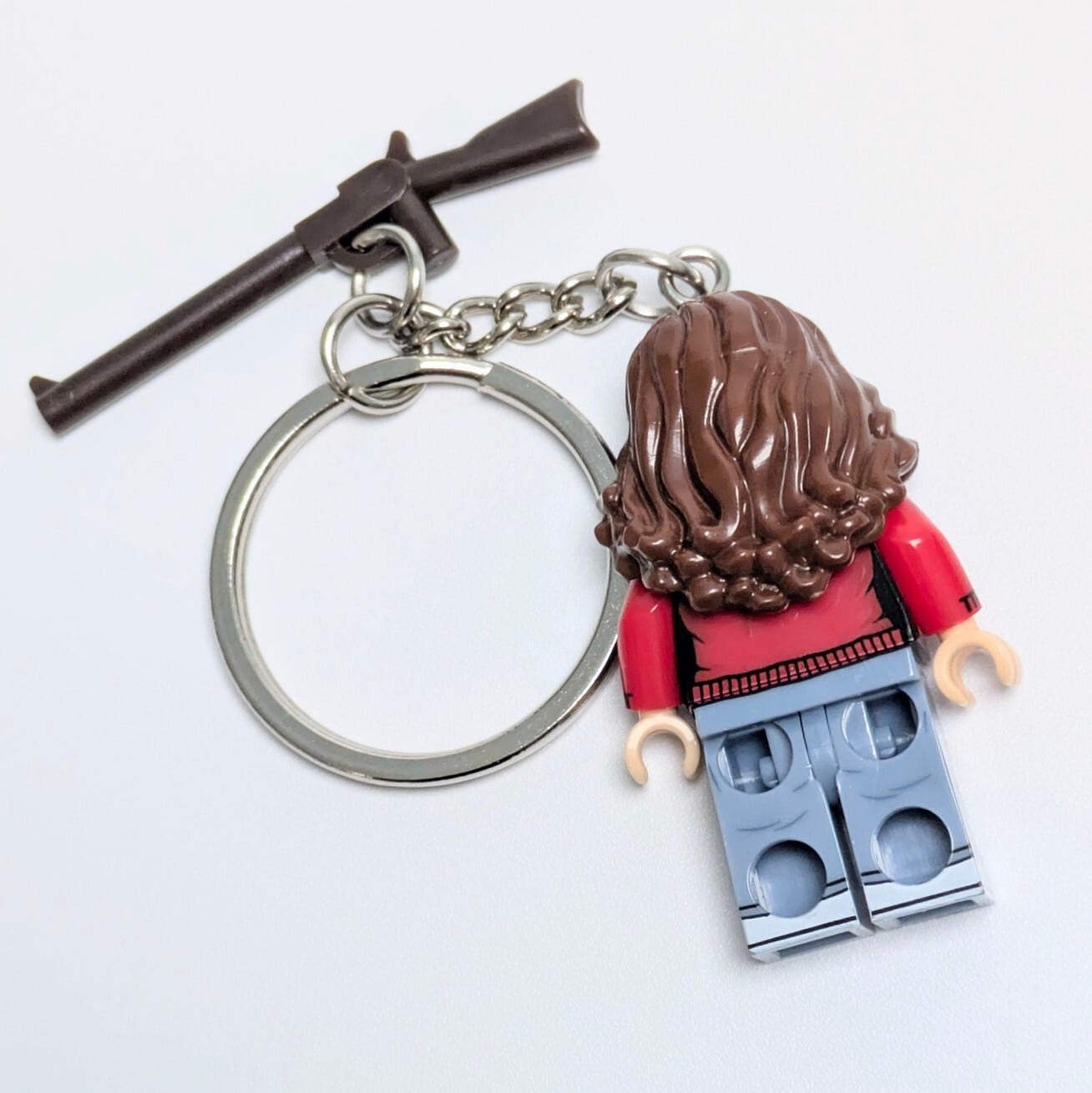 ★ブロックフィギュアキーホルダー★【 Stranger Things / ストレンジャーシングス 】 ナンシー・ウィーラー 〚アメリカン雑貨 アメトイ〛