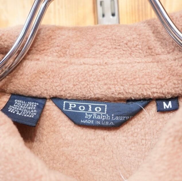 80s90s ralphlauren usa製 フリース ドリズラージャケット M 80s90s ralphlauren usa製 フリース ドリズラージャケット M