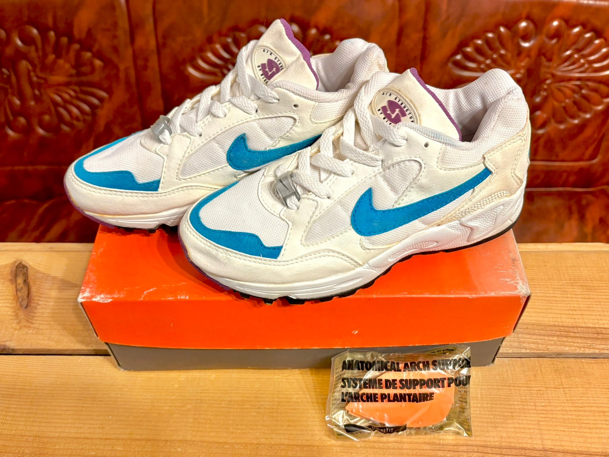 NIKE（ナイキ）AIR AEGIS（エア イージス）102043 白/青/オレンジ 90s