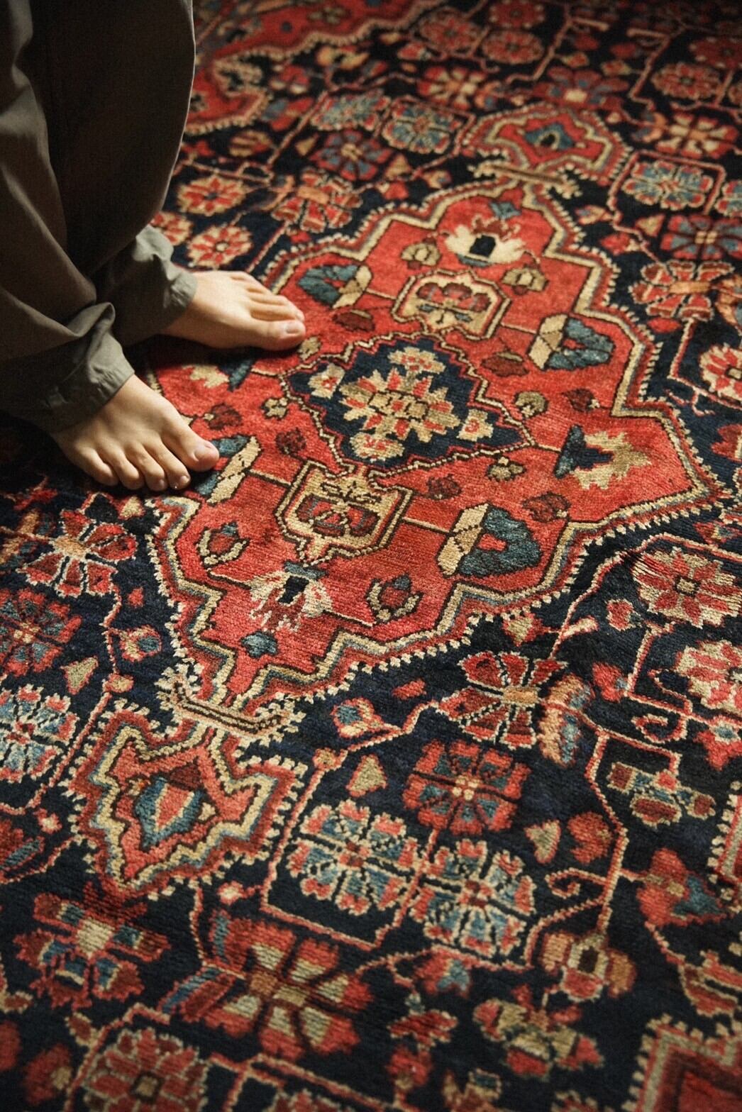 991 -Semi Antique Hamadan rug