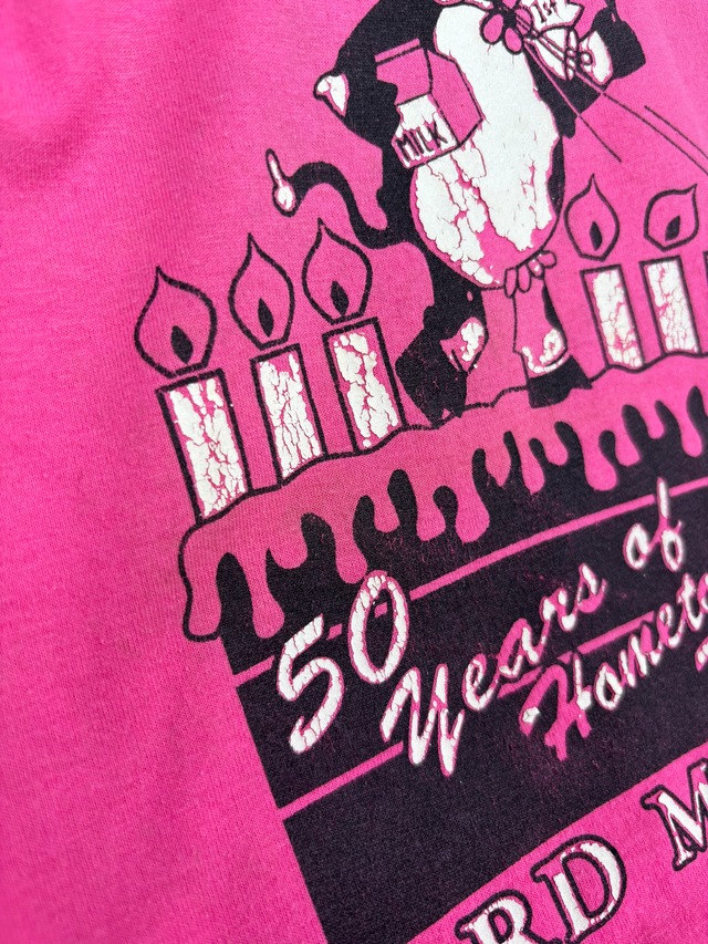 【5-7T相当・vintage】USA製　HARVERD MILK DAYS tee