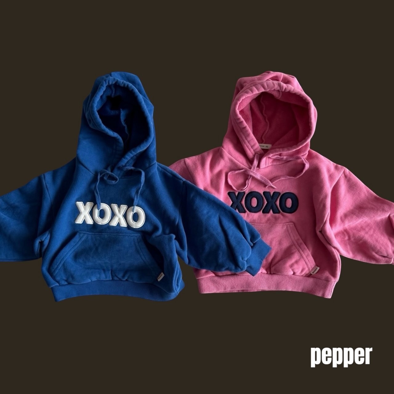 ペッパー / PEPPER / XOXOフーディー / 韓国子供服 / キッズ / 26winter〖取寄〗*XS~XL*