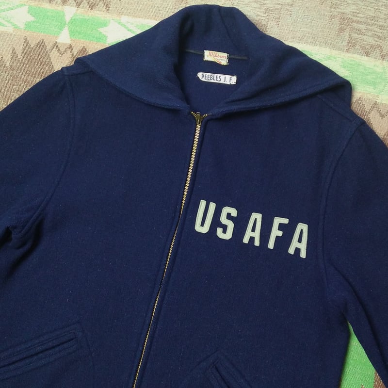 50s～ USAFA Cadet Hooded Wool Coat made by Wilson M