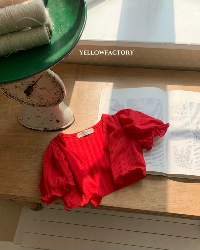 【取寄】yellow factory|bolero cardigan|ボレロカーディガン|XS-XL|kids|26 summer