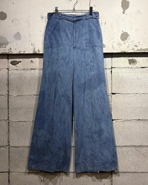 【Caka otto】 70’s Good Aging Vintage Sailor Pants