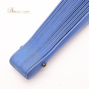 フラメンコ 小物 Abanico Español 34.5cm アバニコ ブルー系 ブラック系 扇子 せんす 水色 黒 レース 柄 模様 小道具 ダンス小物 練習 レッスン 舞台 発表会 イベント ダンス ステージ フラメンコ小物 明るい 鮮やか 目立つ 華やか 爽やか おしゃれ