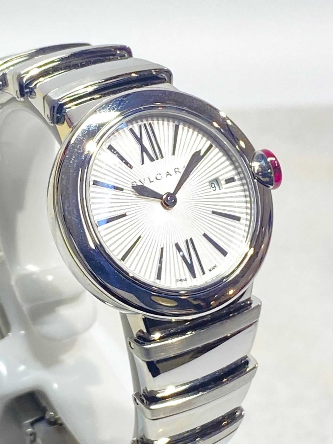 BVLGARI ブルガリ レディース 腕時計 ルチェア LU28C6SSD