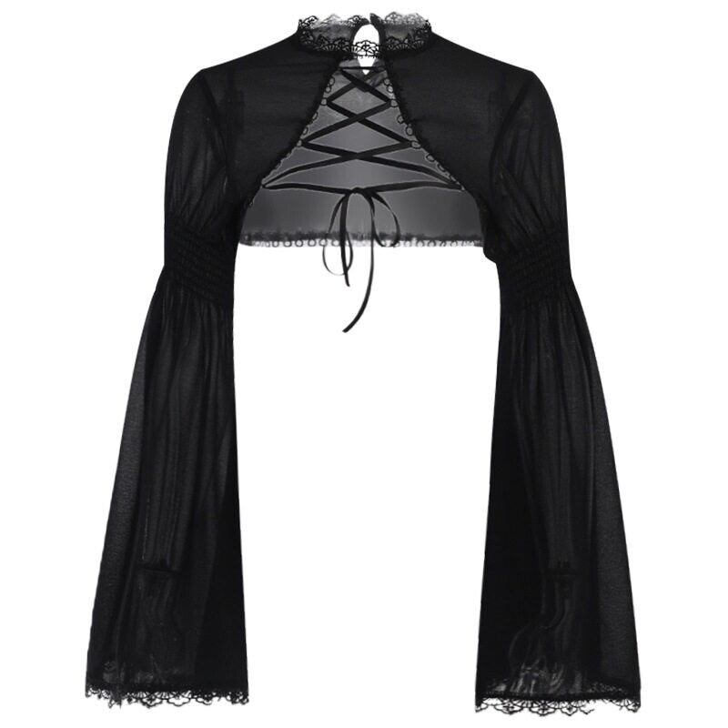 Sheer lace bolero r0167